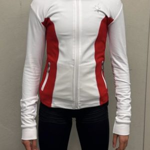 women's basic jacket with contrasting sides