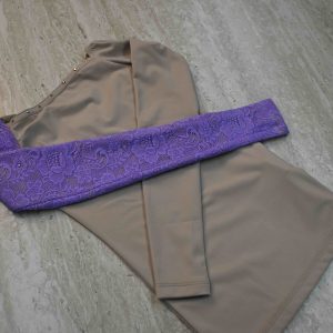 Titta Shirt in Colorado Borotalco with right arm insert and Pony lace cover with SW - XS Adult