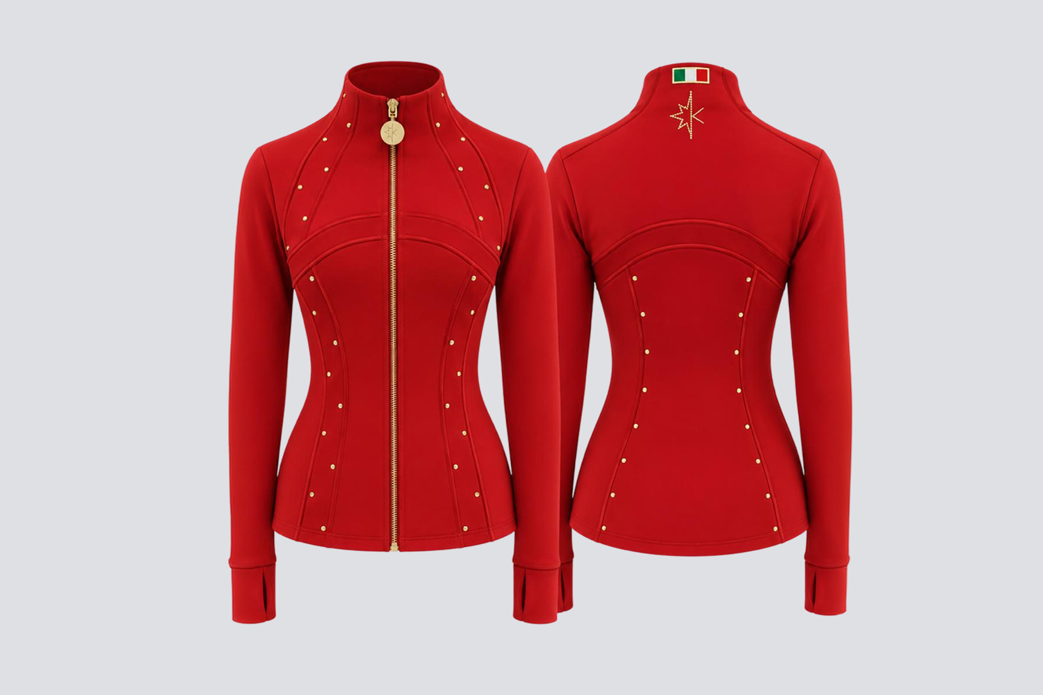 Benny Jacket with Gold Rhinestones
