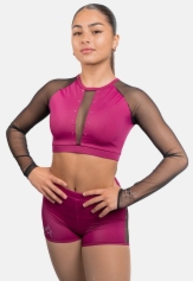 lea double face crop top