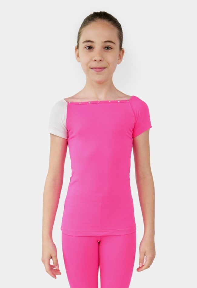 bicolour titta with right sleeve in colorado fabric