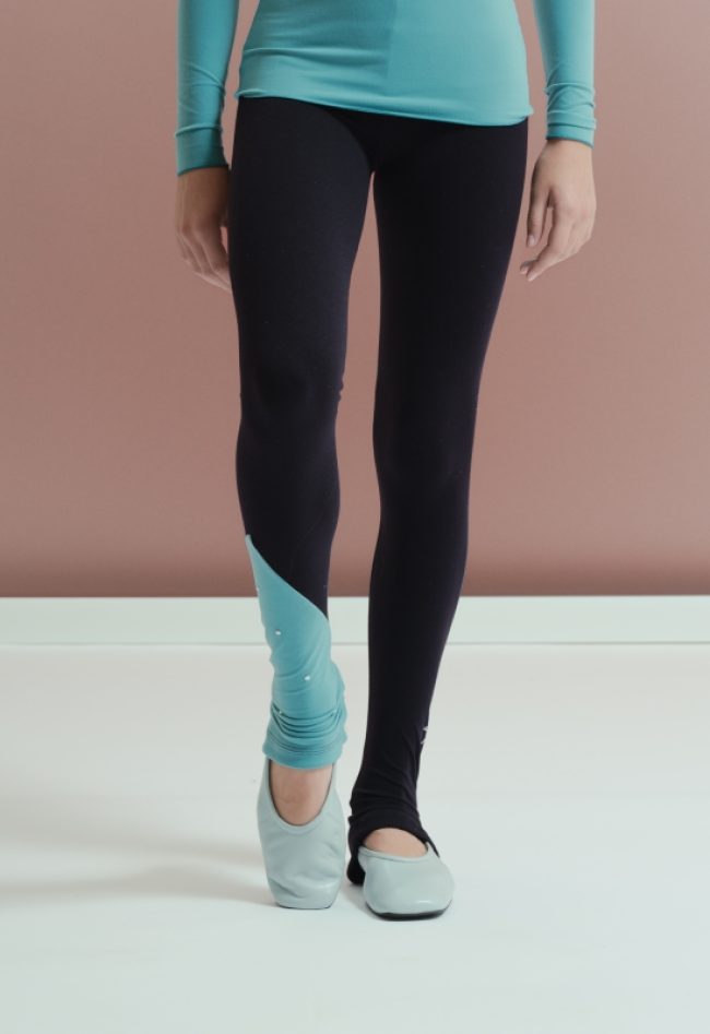 pants with leg insert